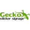 Gecko Sticker Signage