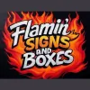 Flamin' Signs and Boxes