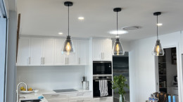 Domestic lighting job Burleigh Heads